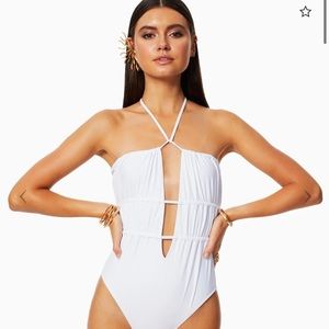 Marta strapless one piece swimsuit